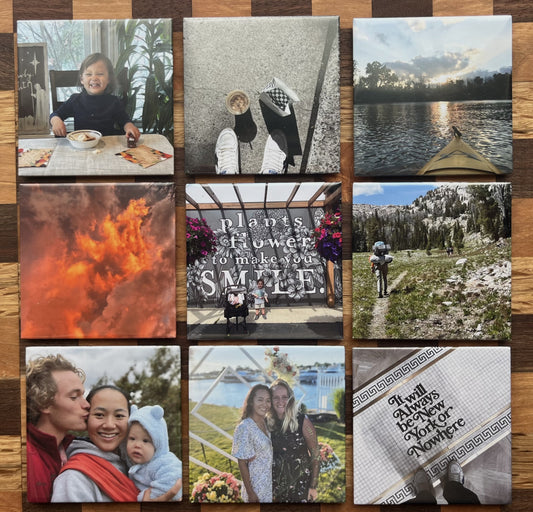 2.5 x 2.5 Custom Photo Magnet